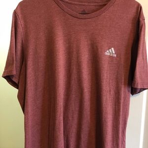 Maroon Adidas Tee